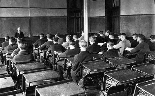 college classroom_ Historical